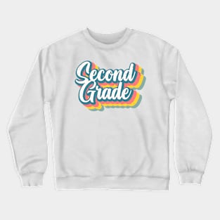 Vintage Cool Second Grade Crewneck Sweatshirt